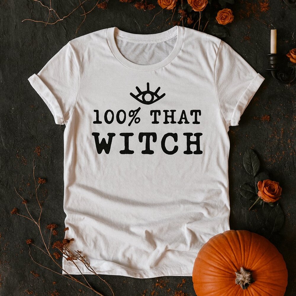 NWT 100% That Witch Tshirt